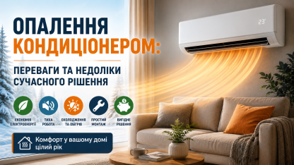 Отопление кондиционером: преимущества и недостатки