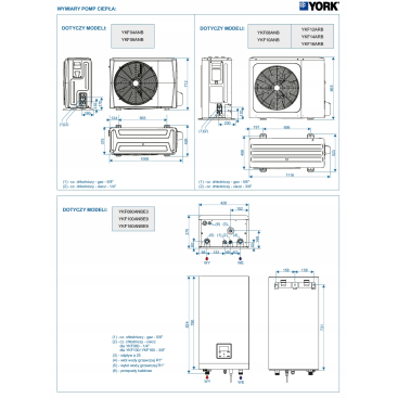 Тепловий насос York YKF10ANB Split R32 - фото 3 Тепловий насос York YKF10ANB Split R32 - фото 3