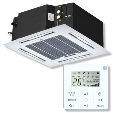 Касетный фанкойл с ИК-пультом ДУ и панелью Cooper&Hunter CH-FC120K2+T-MBQ4-02C - фото 1 Касетный фанкойл с ИК-пультом ДУ и панелью Cooper&Hunter CH-FC120K2+T-MBQ4-02C - фото 1